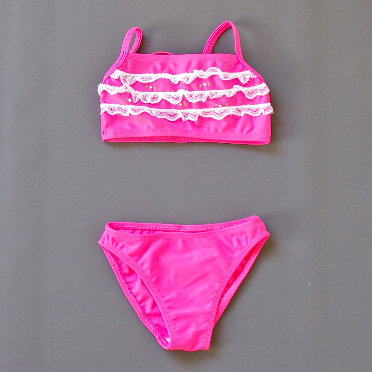lace pink bikini
