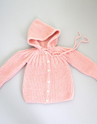 baby coat / pastel pink