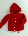 baby coat / red